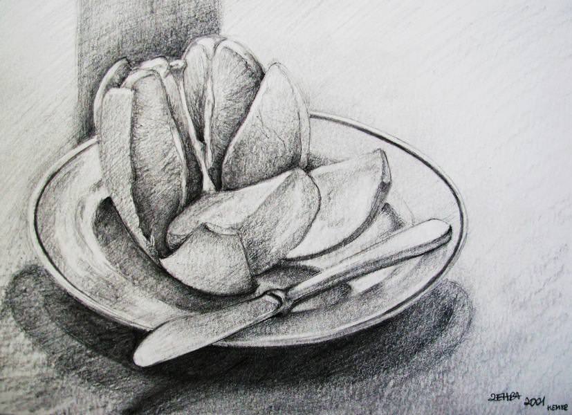 Desen - 35x45, , Karakalem