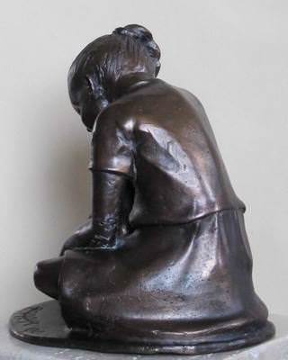 Sokak Çocukları Serisi, 18x12x15, Bronz, 