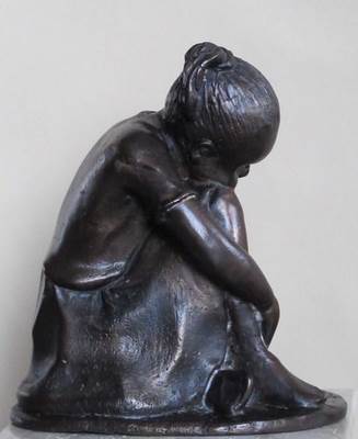 Sokak Çocukları Serisi, 18x12x15, Bronz, 