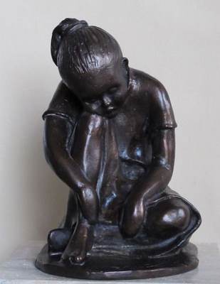 Sokak Çocukları Serisi, 18x12x15, Bronz, 