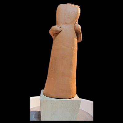 Anne - Çocuk, 45x18x20, Kırmızı Çamur Seramik Döküm, 2002