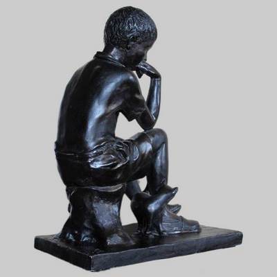 Sokak Çocukları Serisi, 30x18x22, Polyester Döküm, 2002