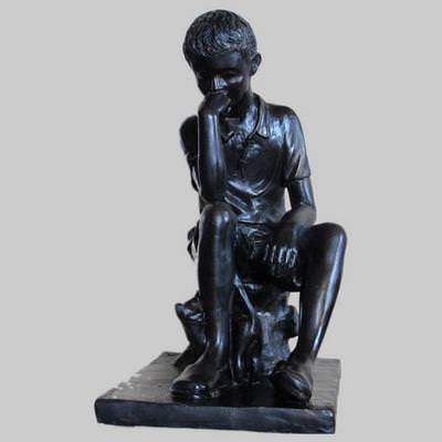 Sokak Çocukları Serisi, 30x18x22, Polyester Döküm, 2002