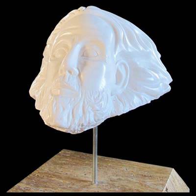 Ermiş, 38x25x25, Alabastır, 2006