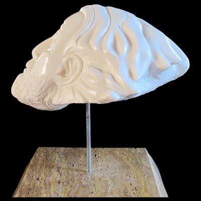 Ermiş, 38x25x25, Alabastır, 2006