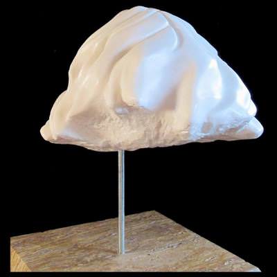 Ermiş, 38x25x25, Alabastır, 2006