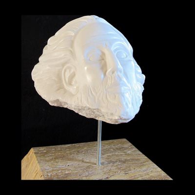 Ermiş, 38x25x25, Alabastır, 2006