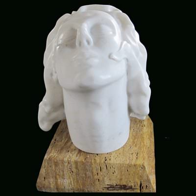 Antik Baş, 35x27x27, Afyon Mermeri, 2006